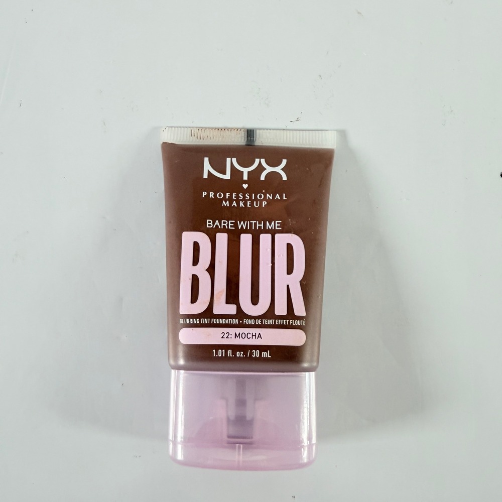 NYX Bare With Me Blur Foundation 22 Mocha Matte Full Coverage New